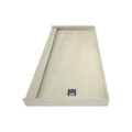 Redi Base® 36 In x 72 In Single Curb Tileable Shower Pan Base with Right Drain
