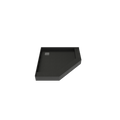 Redi Neo® 36 In x 36 In Triple Curb Tileable Shower Pan Base with Back Drain