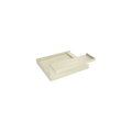 Base'N Bench® 42 In x 48 In Single Curb Tileable Shower Pan Base with Center Drain and Bench