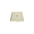 Redi Base® 42 In x 36 In Single Curb Tileable Shower Pan Base with Center Drain