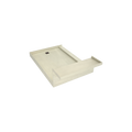 Base'N Bench® 42 In x 72 In Single Curb Tileable Shower Pan Base with Right Drain and Bench