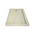 Redi Base® 42 In x 60 In Single Curb Tileable Shower Pan Base with Right Drain