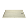 Redi Base® 42 In x 72 In Single Curb Tileable Shower Pan Base with Right Drain