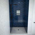 Redi Base® 48 In x 37 In Single Curb Tileable Shower Pan Base with Center Drain
