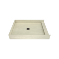 Redi Base® 48 In x 37 In Single Curb Tileable Shower Pan Base with Center Drain