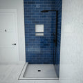 Redi Base® 48 In x 37 In Left Double Threshold Corner Tileable Shower Pan Base with Center Drain