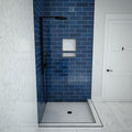 Redi Base® 48 In x 37 In Right Double Threshold Corner Tileable Shower Pan Base with Center Drain