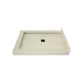 Redi Base® 48 In x 37 In Triple Curb Tileable Shower Pan Base with Center Drain