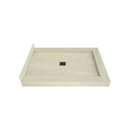 Redi Base® 48 In x 37 In Triple Curb Tileable Shower Pan Base with Center Drain