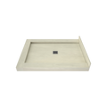 Redi Base® 48 In x 37 In Triple Curb Tileable Shower Pan Base with Center Drain