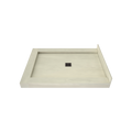 Redi Base® 48 In x 37 In Triple Curb Tileable Shower Pan Base with Center Drain