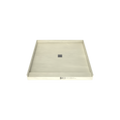 Redi Base® 48 In x 48 In Single Curb Tileable Shower Pan Base with Center Drain