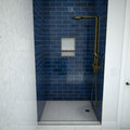 Redi Base® 48 In x 48 In Single Curb Tileable Shower Pan Base with Right Drain