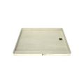 Redi Base® 48 In x 60 In Single Curb Tileable Shower Pan Base with Right Drain
