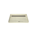 Redi Trench® 30 In x 48 In Barrier Free Tileable Shower Pan Base with Back Drain and Linear Trench