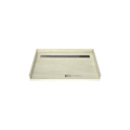 Redi Trench® 30 In x 48 In Barrier Free Tileable Shower Pan Base with Back Drain and Linear Trench