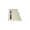 Redi Trench® 30 In x 48 In Barrier Free Tileable Shower Pan Base with Back Drain and Linear Trench