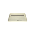 Redi Trench® 30 In x 48 In Barrier Free Tileable Shower Pan Base with Back Drain and Linear Trench
