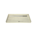 Redi Trench® 30 In x 60 In Barrier Free Tileable Shower Pan Base with Back Drain and Linear Trench