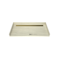 Redi Trench® 30 In x 60 In Barrier Free Tileable Shower Pan Base with Back Drain and Linear Trench