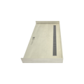 Redi Trench® 30 In x 60 In Barrier Free Tileable Shower Pan Base with Back Drain and Linear Trench
