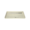 Redi Trench® 30 In x 60 In Barrier Free Tileable Shower Pan Base with Back Drain and Linear Trench