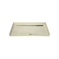 Redi Trench® 30 In x 60 In Barrier Free Tileable Shower Pan Base with Back Drain and Linear Trench