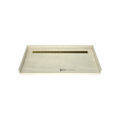 Redi Trench® 30 In x 60 In Barrier Free Tileable Shower Pan Base with Back Drain and Linear Trench