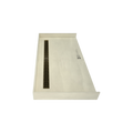 Redi Trench® 30 In x 60 In Barrier Free Tileable Shower Pan Base with Back Drain and Linear Trench