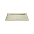 Redi Trench® 30 In x 60 In Barrier Free Tileable Shower Pan Base with Back Drain and Linear Trench
