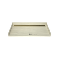 Redi Trench® 30 In x 63 In Barrier Free Tileable Shower Pan Base with Back Drain and Linear Trench