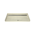 Redi Trench® 30 In x 63 In Barrier Free Tileable Shower Pan Base with Back Drain and Linear Trench