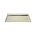 Redi Trench® 30 In x 63 In Barrier Free Tileable Shower Pan Base with Back Drain and Linear Trench