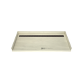Redi Trench® 30 In x 63 In Barrier Free Tileable Shower Pan Base with Back Drain and Linear Trench
