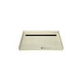 Redi Trench® 31 In x 48 In Barrier Free Tileable Shower Pan Base with Back Drain and Linear Trench
