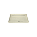 Redi Trench® 31 In x 48 In Barrier Free Tileable Shower Pan Base with Back Drain and Linear Trench
