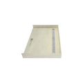 Redi Trench® 31 In x 48 In Barrier Free Tileable Shower Pan Base with Back Drain and Linear Trench