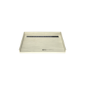 Redi Trench® 31 In x 48 In Barrier Free Tileable Shower Pan Base with Back Drain and Linear Trench