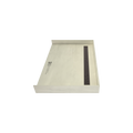 Redi Trench® 32 In x 48 In Barrier Free Tileable Shower Pan Base with Back Drain and Linear Trench