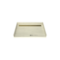 Redi Trench® 32 In x 48 In Barrier Free Tileable Shower Pan Base with Back Drain and Linear Trench