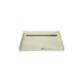 Redi Trench® 32 In x 48 In Barrier Free Tileable Shower Pan Base with Back Drain and Linear Trench