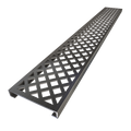 Base'N Bench® 32 In x 72 In Single Curb Tileable Shower Pan Base with Left Drain, Linear Trench, and Bench