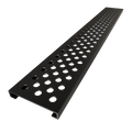 Base'N Bench® 32 In x 72 In Single Curb Tileable Shower Pan Base with Left Drain, Linear Trench, and Bench