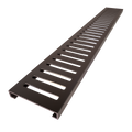 Base'N Bench® 32 In x 72 In Single Curb Tileable Shower Pan Base with Left Drain, Linear Trench, and Bench