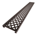 Base'N Bench® 32 In x 72 In Single Curb Tileable Shower Pan Base with Right Drain, Linear Trench, and Bench