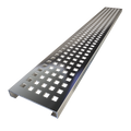 Base'N Bench® 32 In x 72 In Single Curb Tileable Shower Pan Base with Right Drain, Linear Trench, and Bench