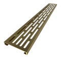 Base'N Bench® 32 In x 72 In Single Curb Tileable Shower Pan Base with Right Drain, Linear Trench, and Bench