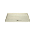 Redi Trench® 32 In x 63 In Barrier Free Tileable Shower Pan Base with Back Drain and Linear Trench