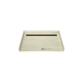 Redi Trench® 33 In x 48 In Barrier Free Tileable Shower Pan Base with Back Drain and Linear Trench