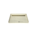 Redi Trench® 33 In x 48 In Barrier Free Tileable Shower Pan Base with Back Drain and Linear Trench